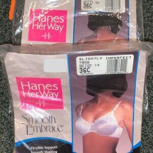 Hanes Her Way Smooth Embrace Underwire Bra (36C)
